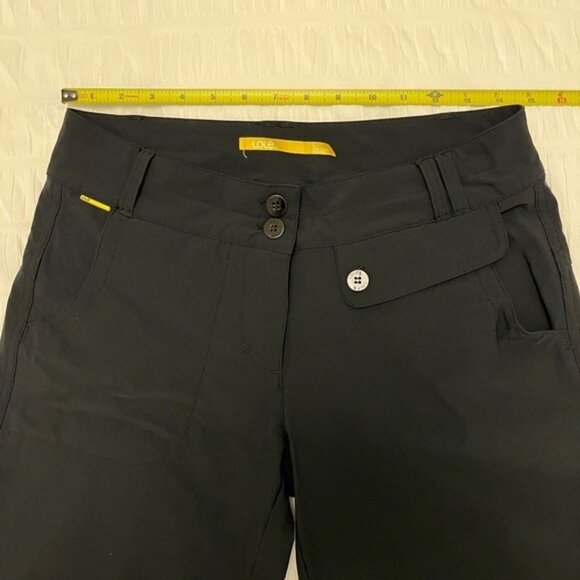 Lole Shorts Black Belt Loops Four Pockets Water Repellent Hiking Upf 50+ Summer - Picture 7 of 11